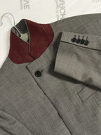 Tied-up Blazer - Burgundy Colar (XS)