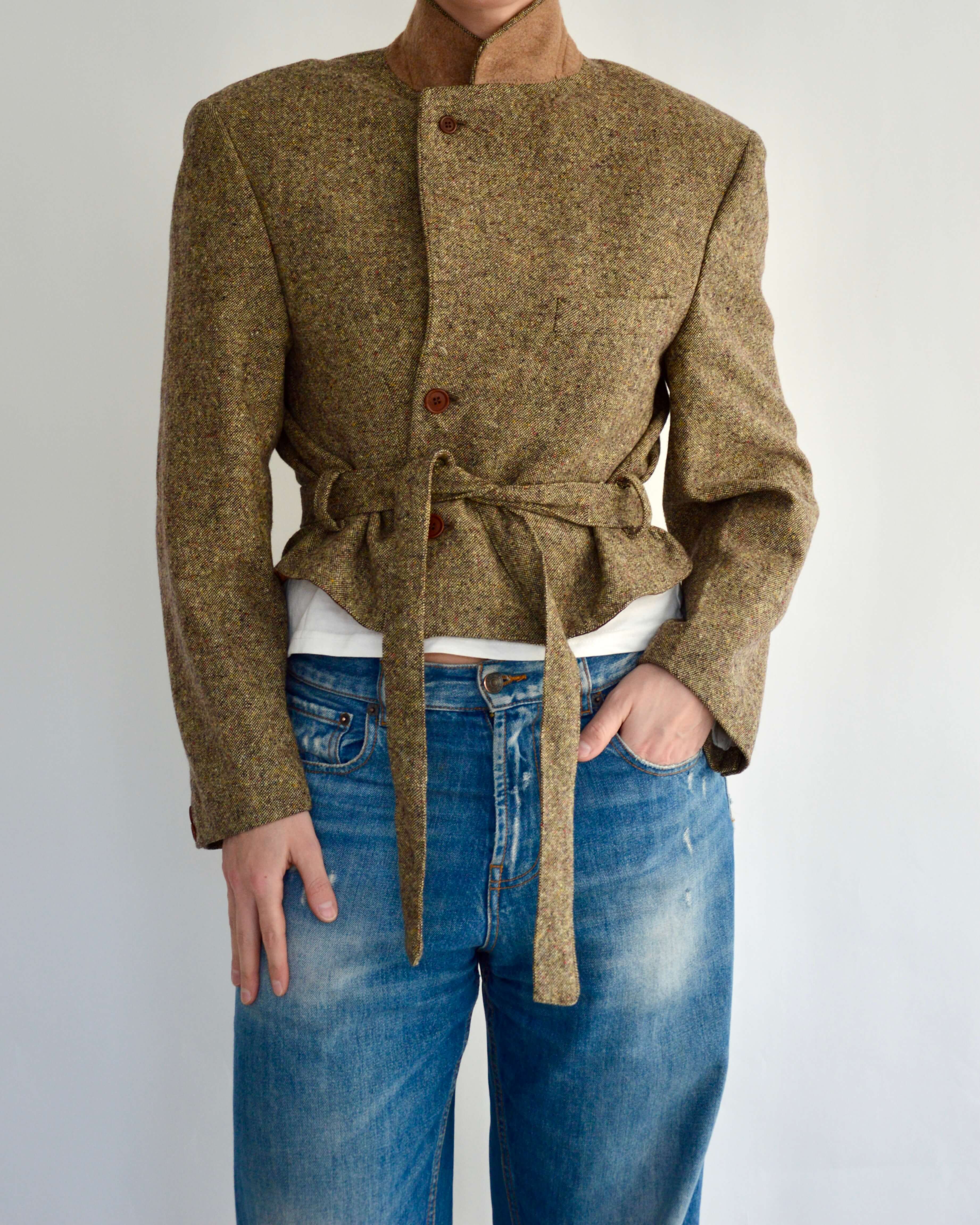 Tied-up Blazer - Granulated Beige (M)