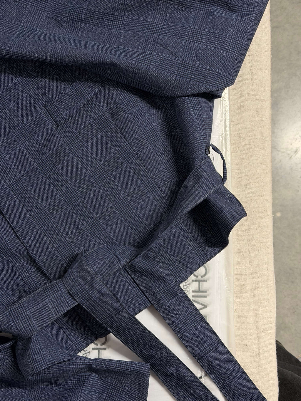 Tied-up Blazer - Navy Collar (L)