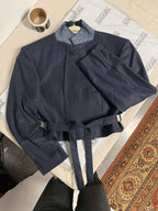 Tied-up Blazer - Deep Blue (XL)