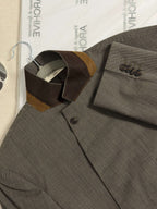 Tied-up Blazer - Brown Collar (M)