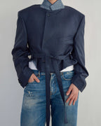 Tied-up Blazer - Deep Blue (XL)