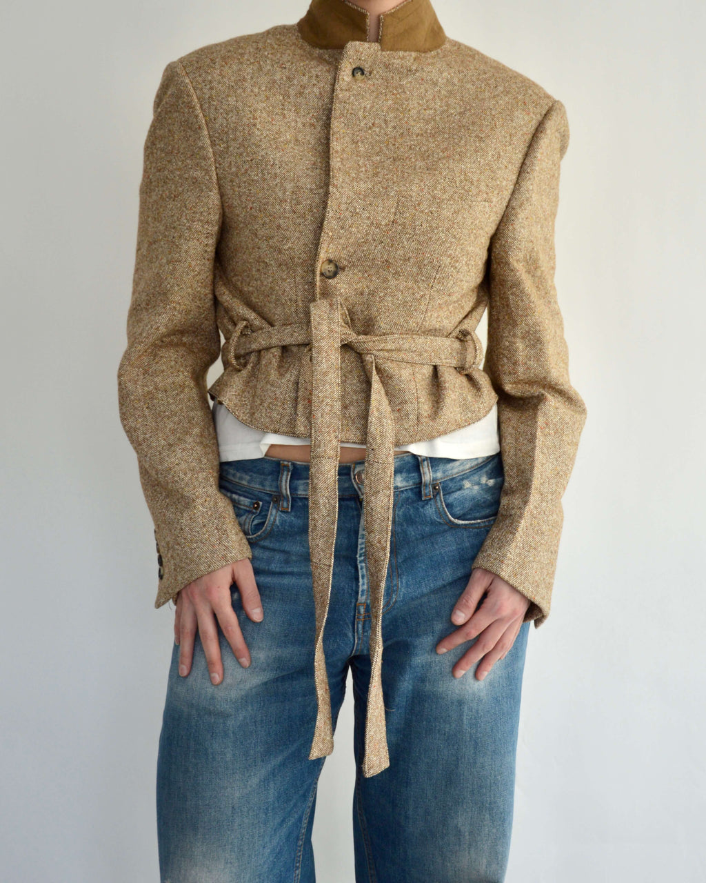 Tied-up Blazer - Honey (S)