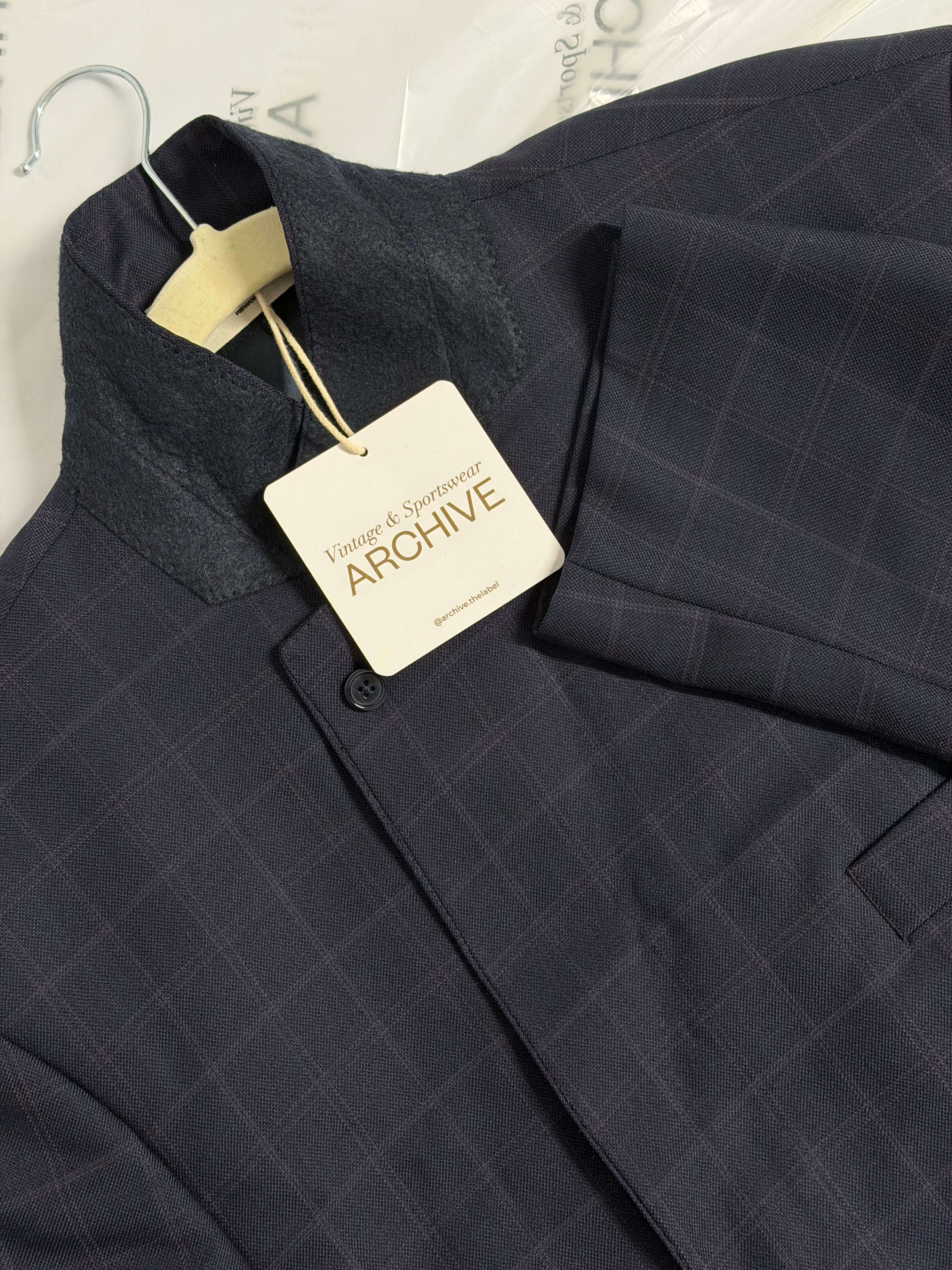 Tied-up Blazer - Blue Checkred (L)