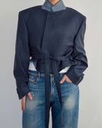 Tied-up Blazer - Deep Blue (XL)