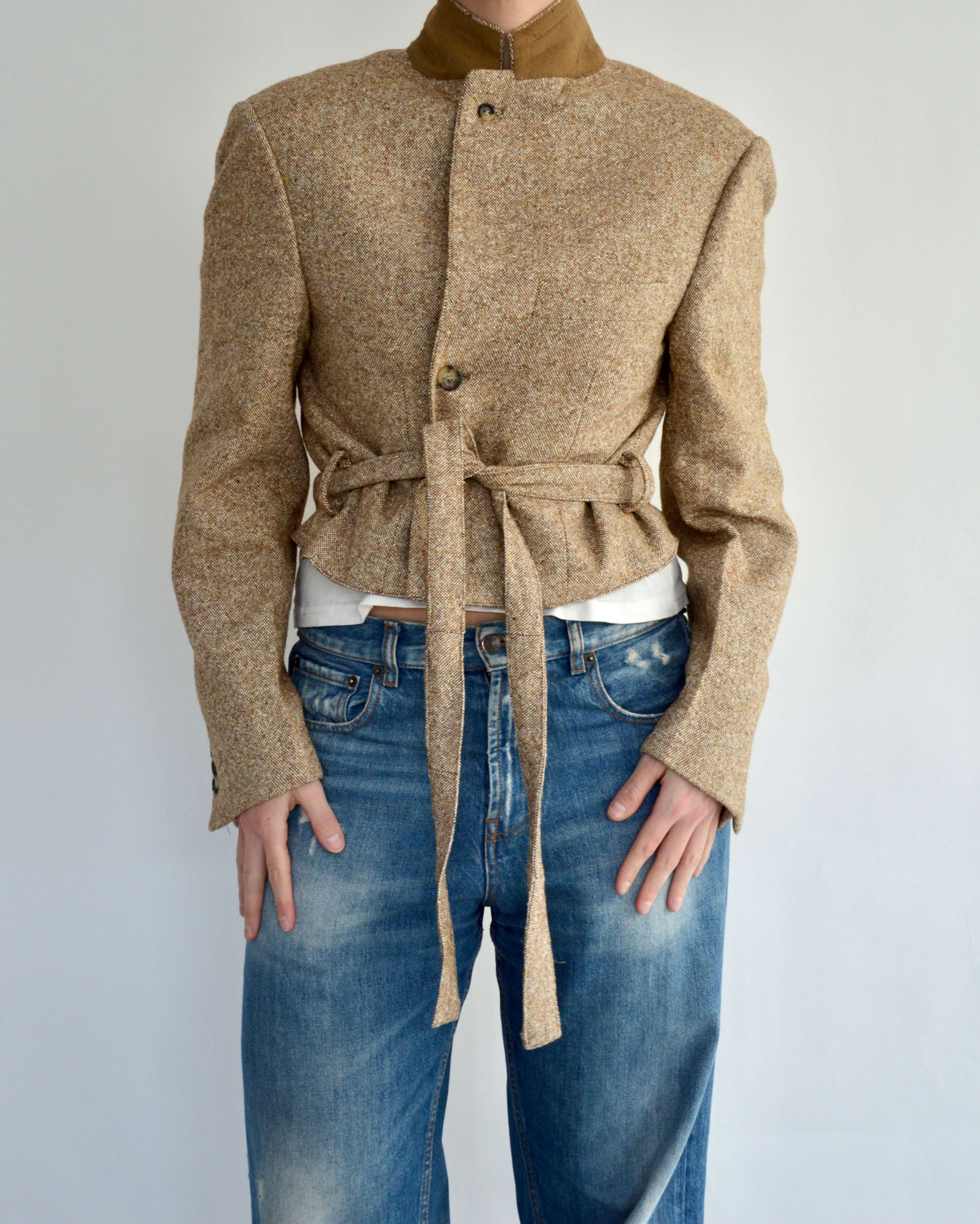 Tied-up Blazer - Honey (S)