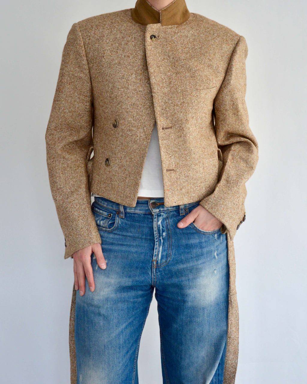 Tied-up Blazer - Honey (S)