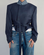 Tied-up Blazer - Deep Blue (XL)