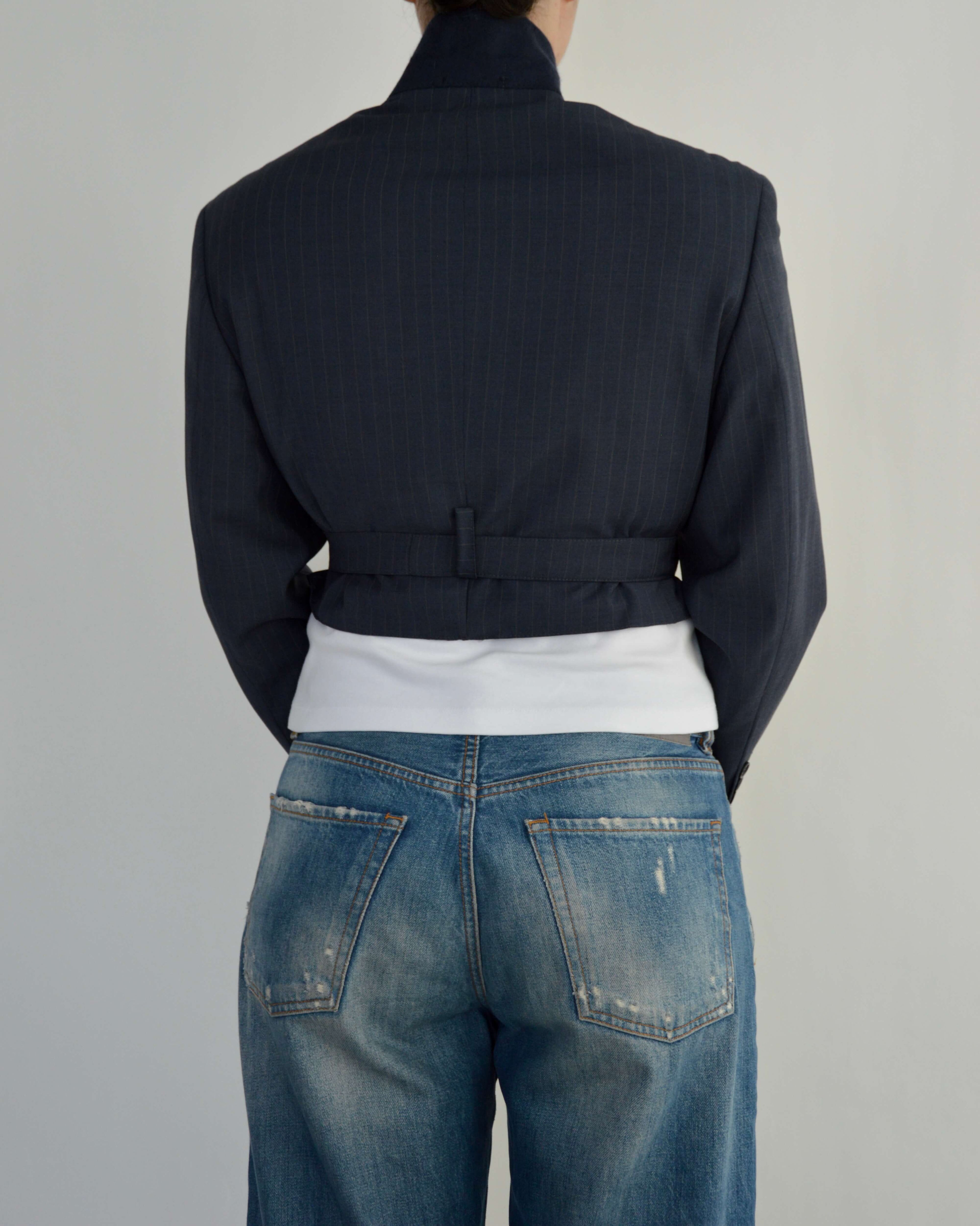 Tied-up Blazer - Business Blue (S)