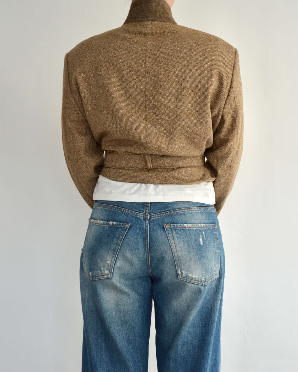 Tied-up Blazer - Oatmeal (M)