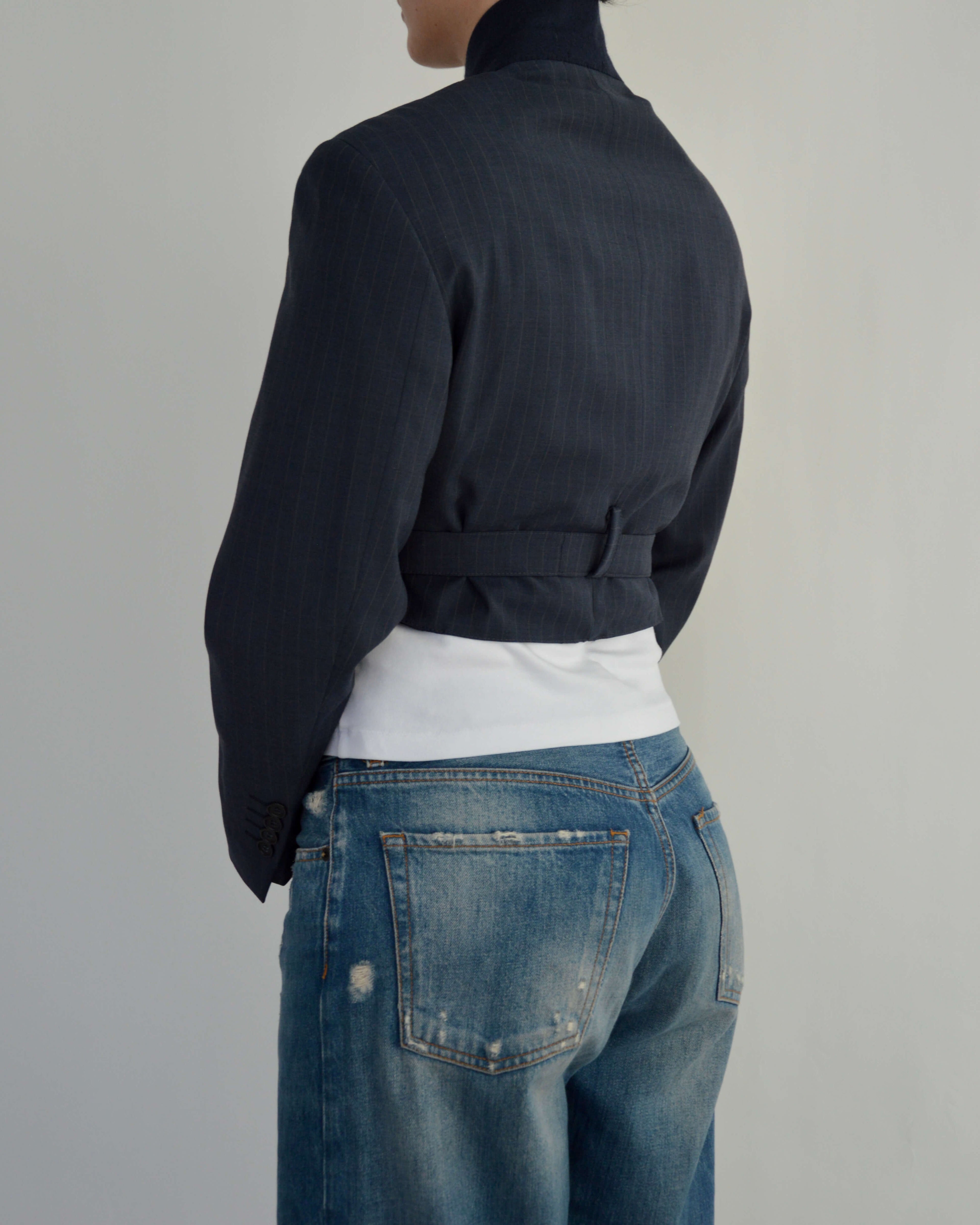 Tied-up Blazer - Business Blue (S)