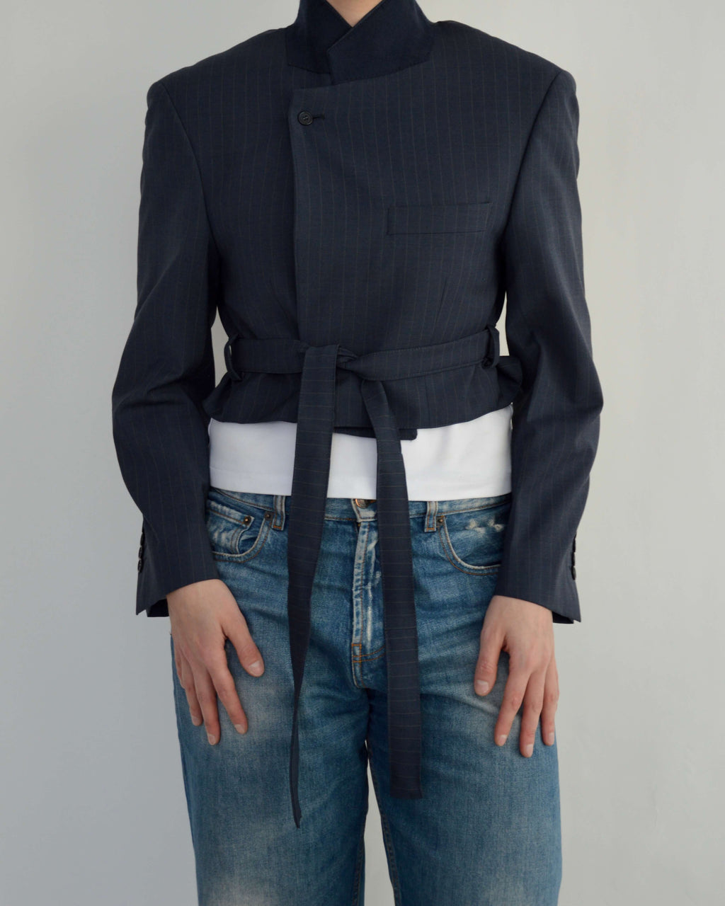 Tied-up Blazer - Business Blue (S)