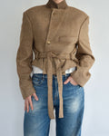 Tied-up Blazer - Oatmeal (M)