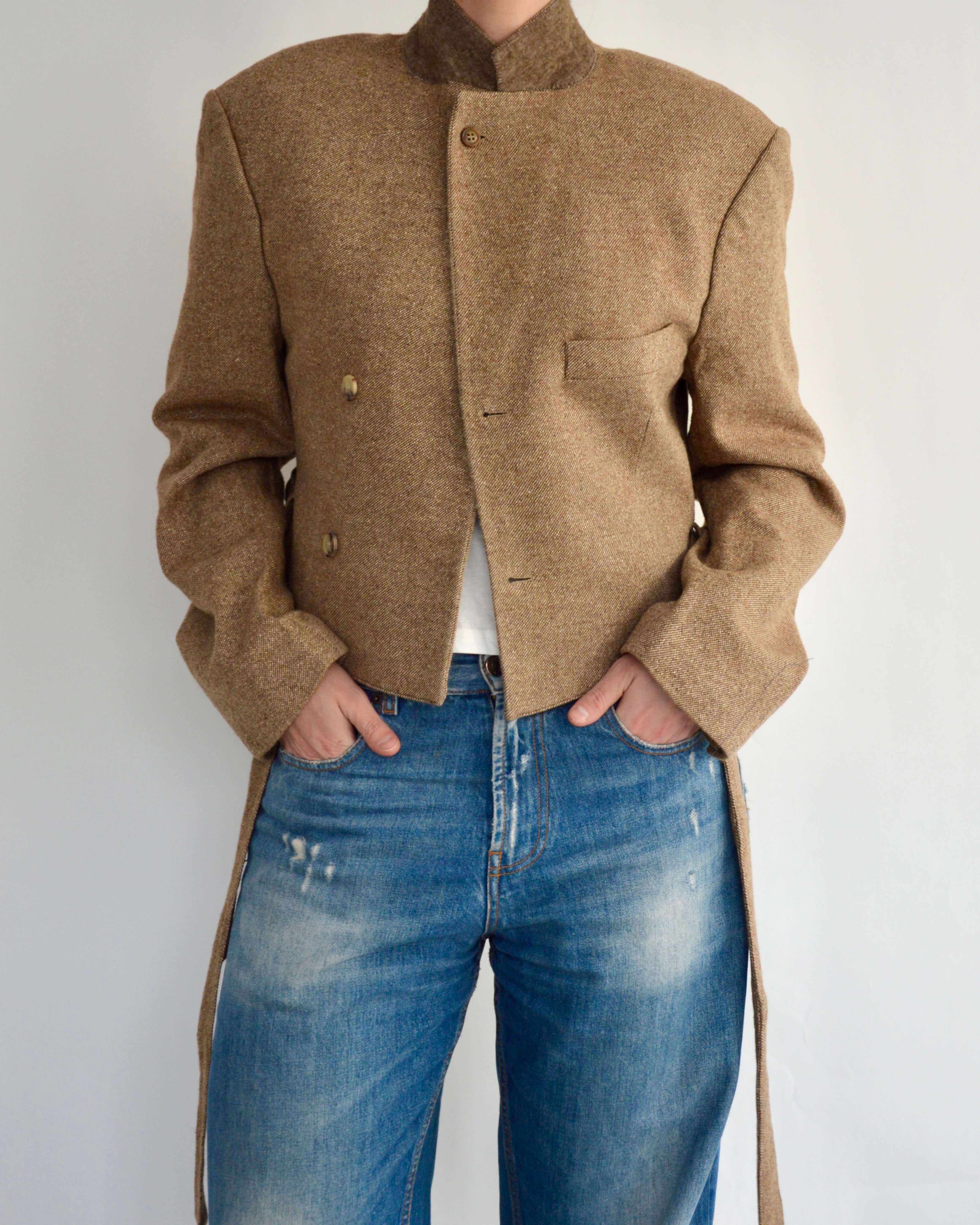 Tied-up Blazer - Oatmeal (M)