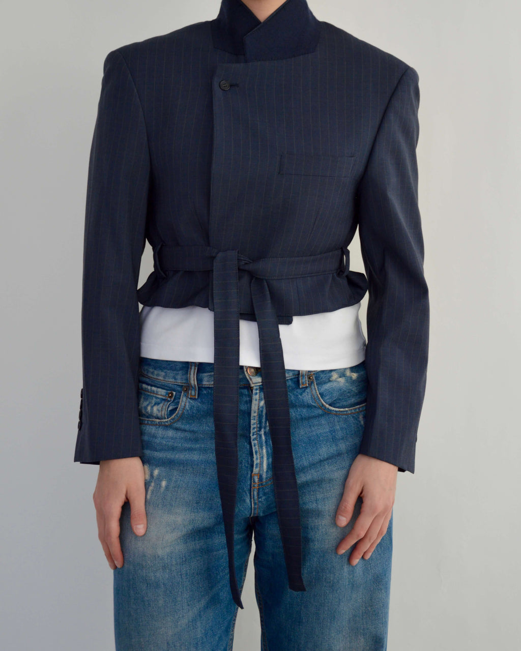 Tied-up Blazer - Business Blue (S)