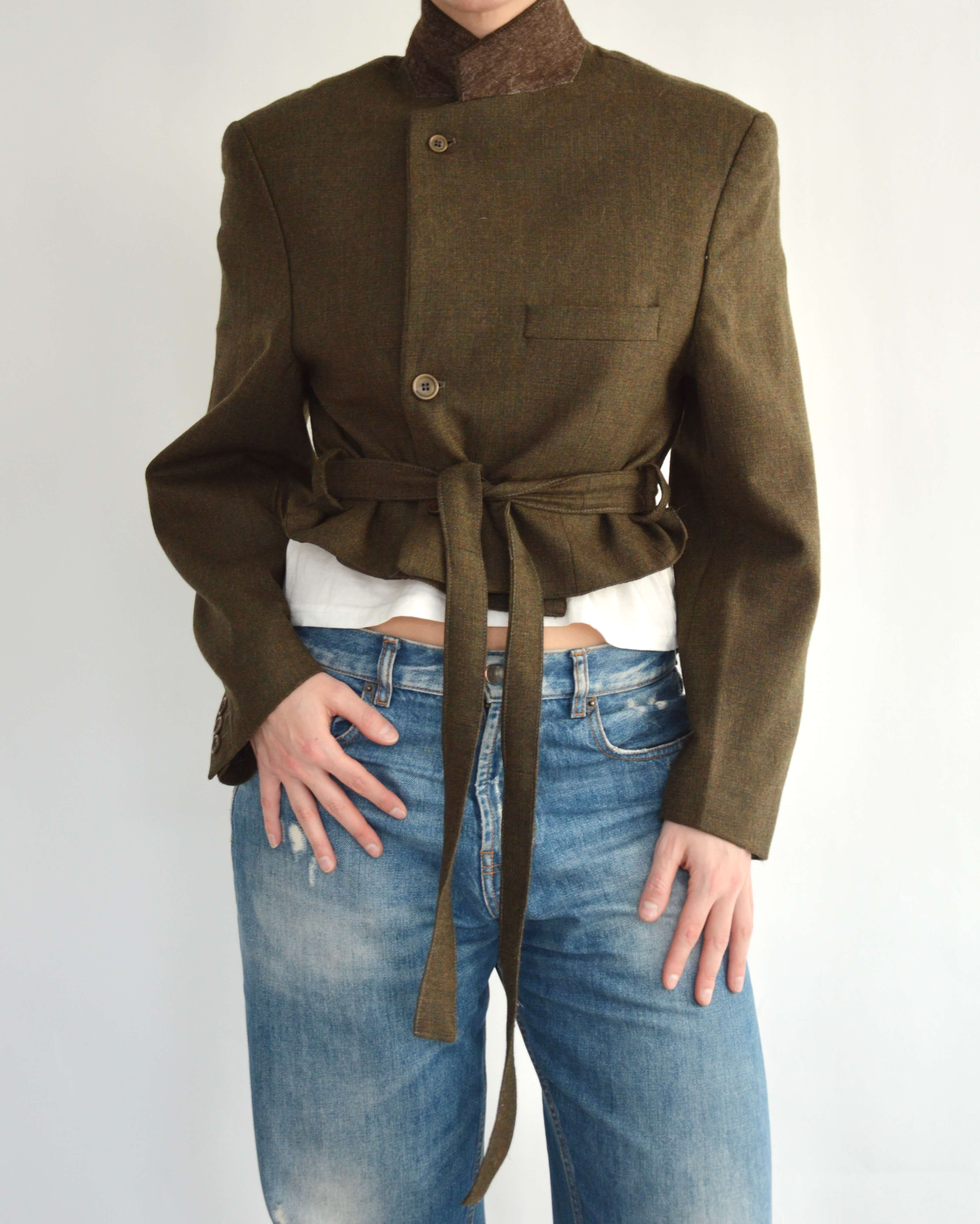 Tied-up Blazer - Perfect Greenish (S)