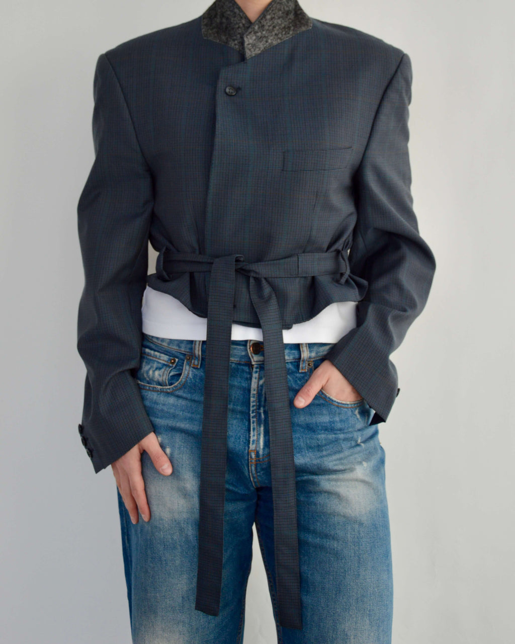 Tied-up Blazer - Vintage Blue (M)