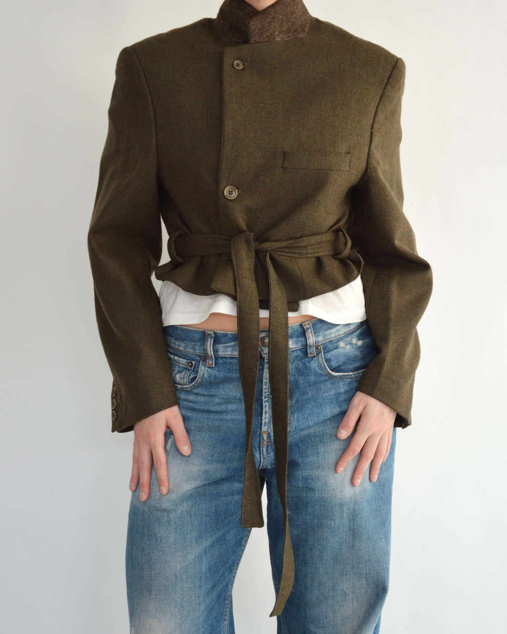 Tied-up Blazer - Perfect Greenish (S)