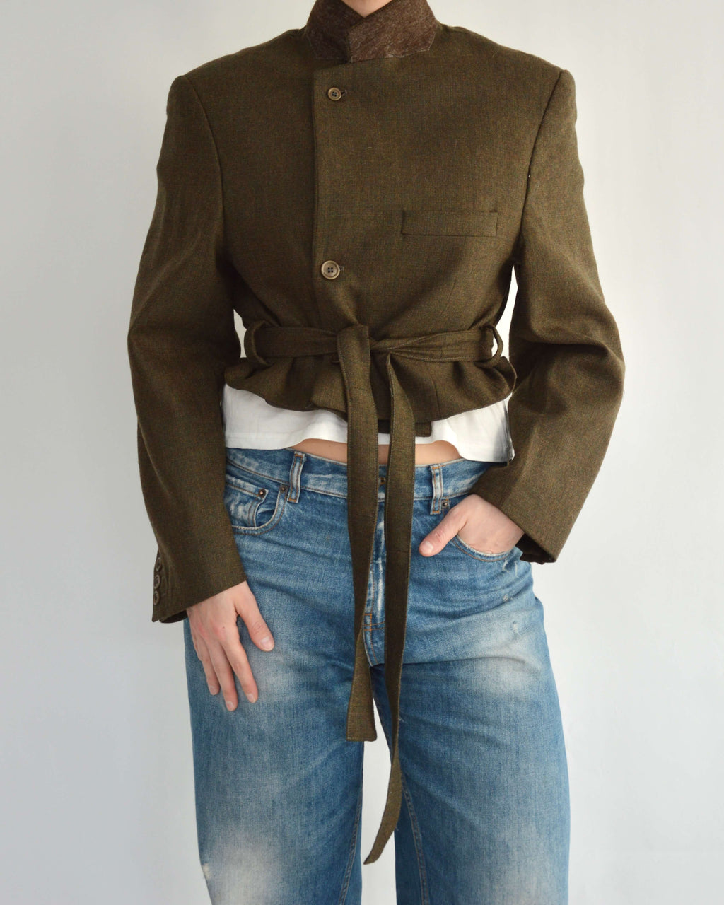 Tied-up Blazer - Perfect Greenish (S)