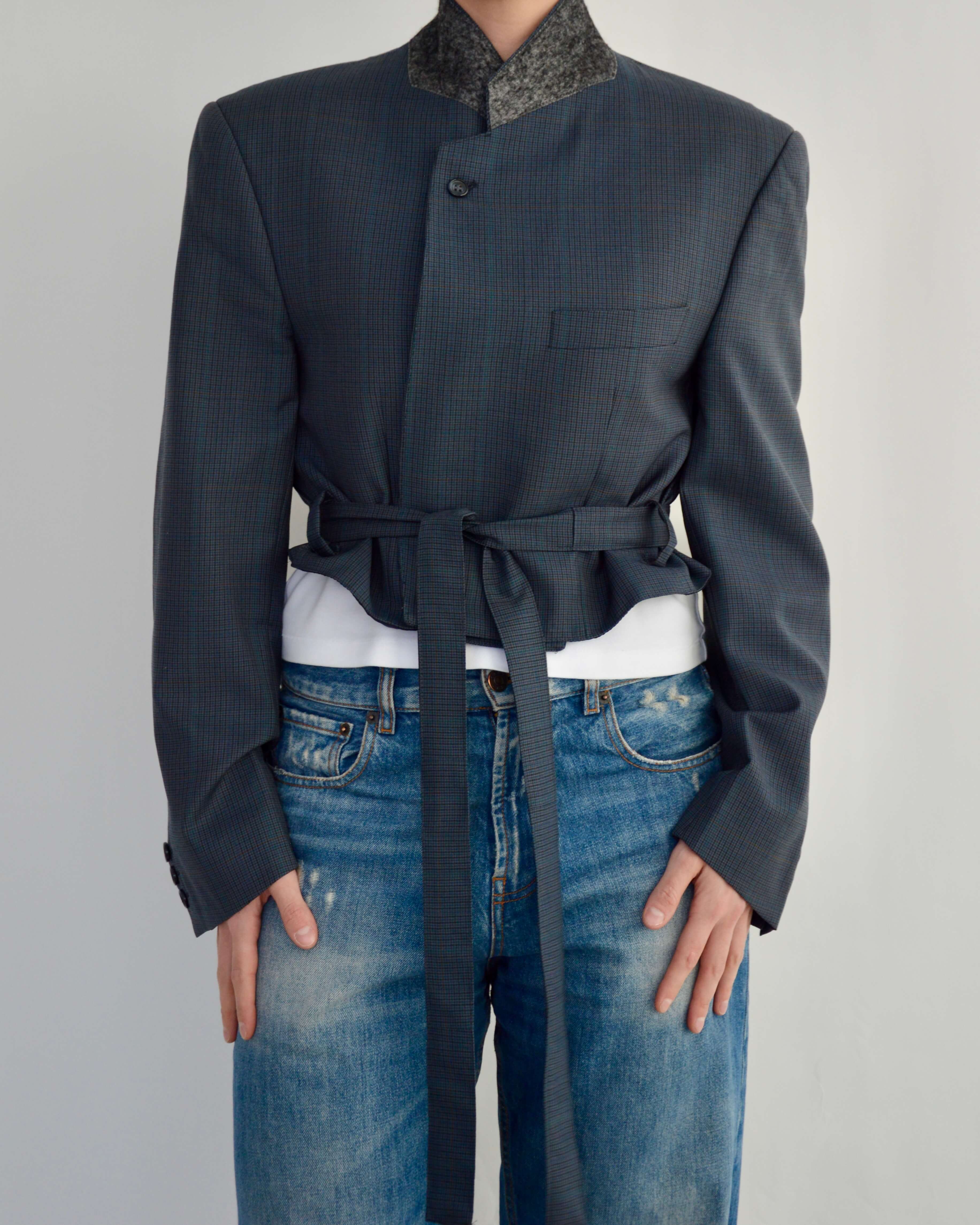 Tied-up Blazer - Vintage Blue (M)