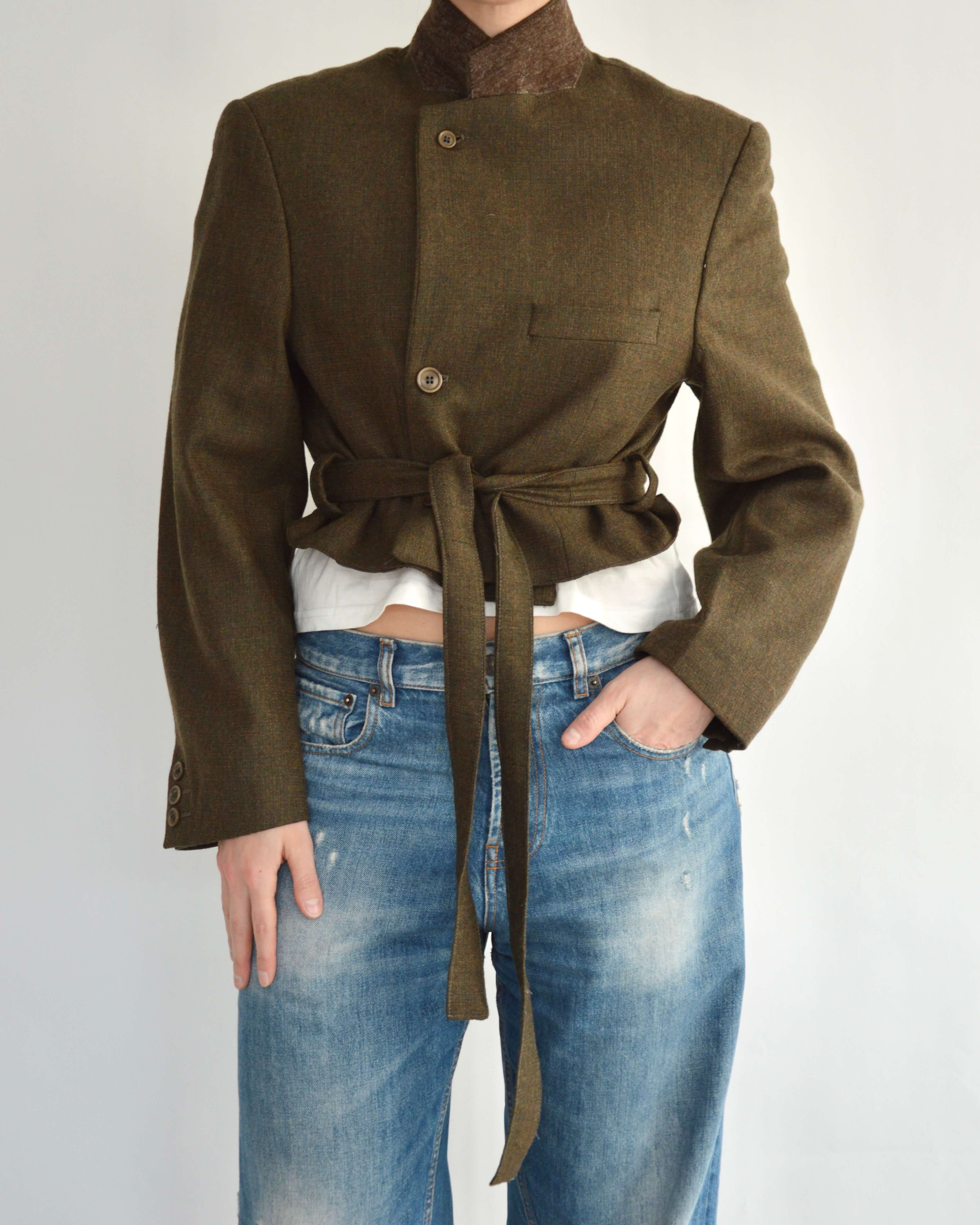 Tied-up Blazer - Perfect Greenish (S)