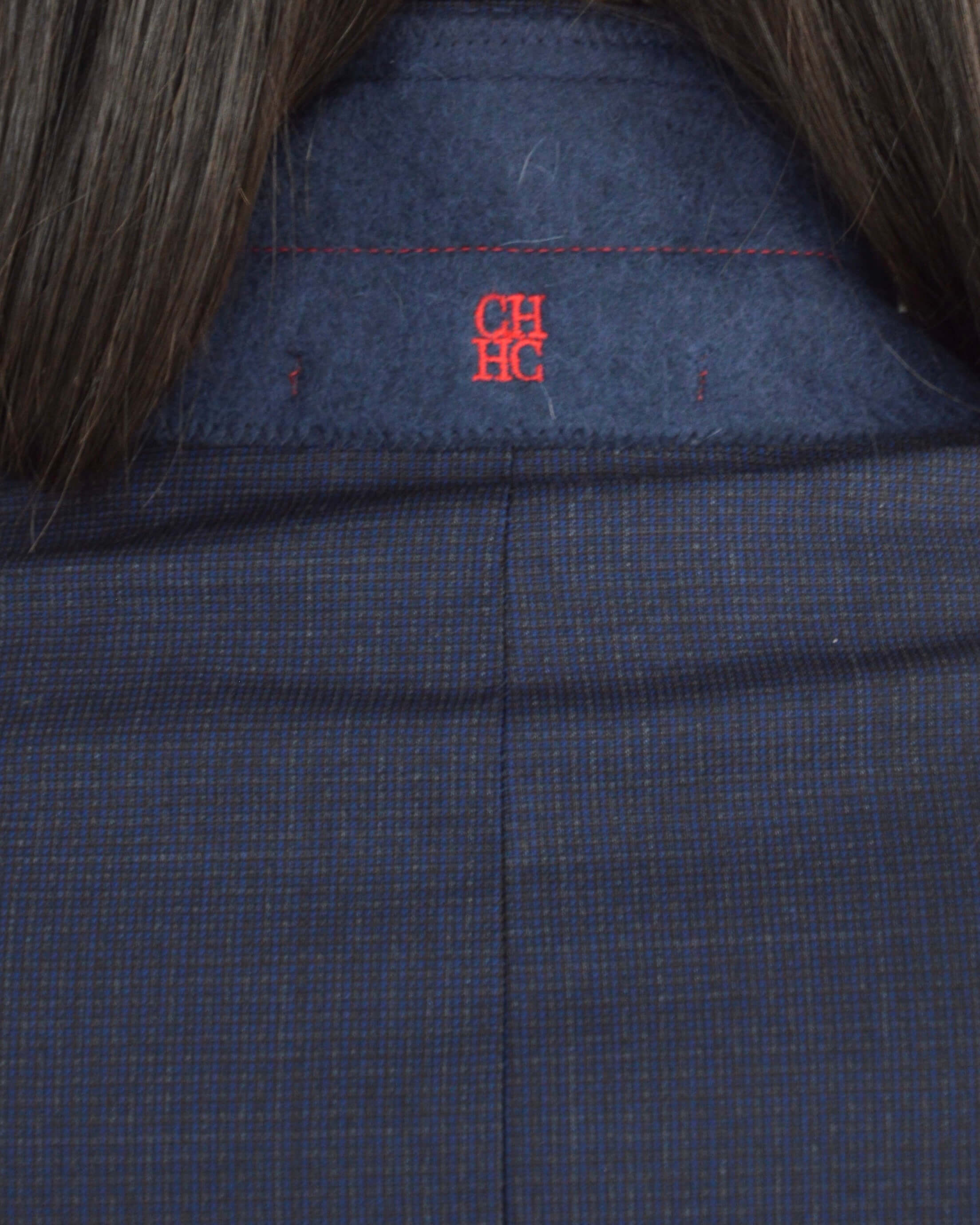 High Neck Blazer - Carolina Herrera Navy (XS)