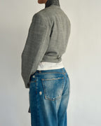 Tied-up Blazer - Light Blue (L)