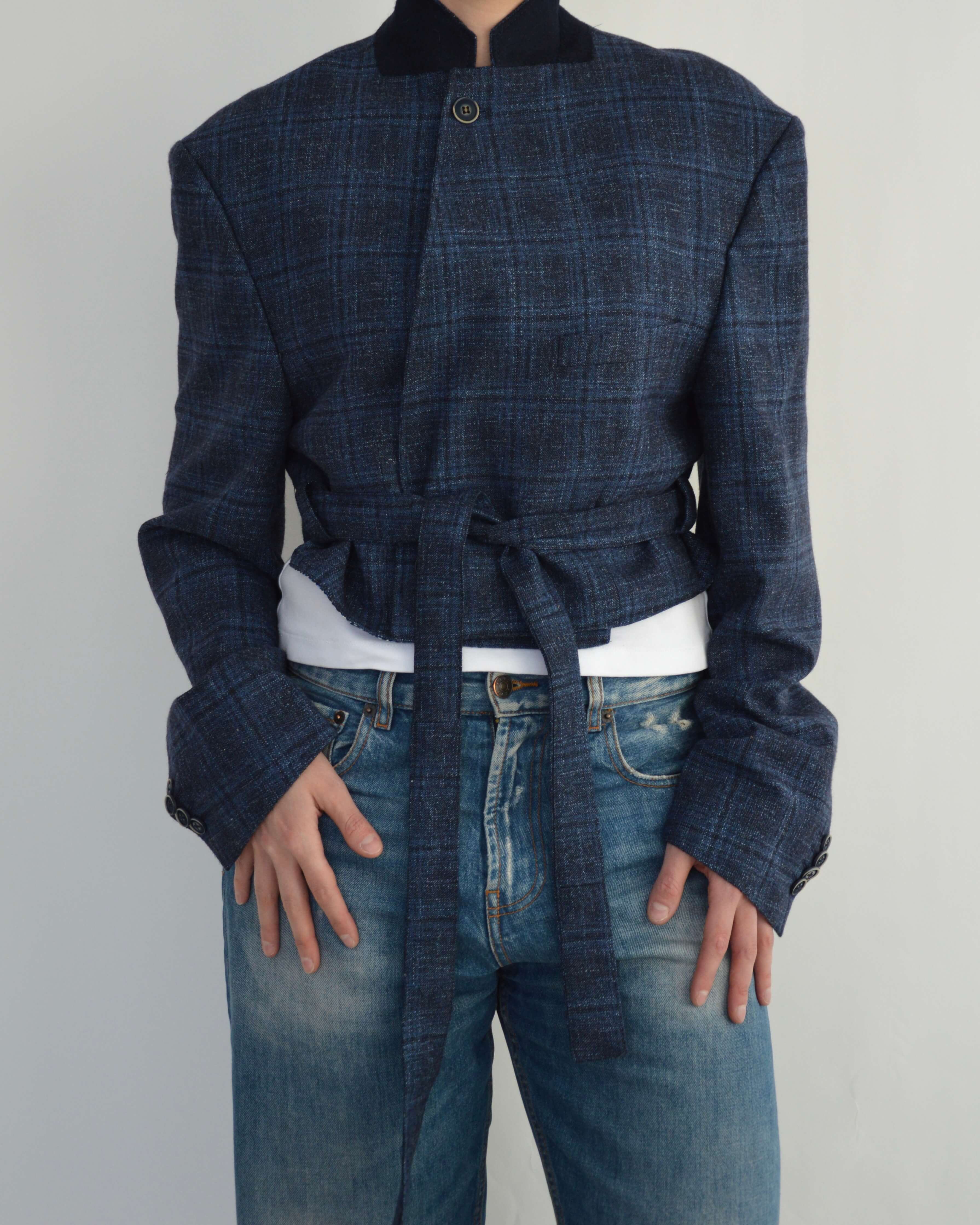 Tied-up Blazer - Sporty Blue (L)