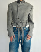Tied-up Blazer - Light Blue (L)