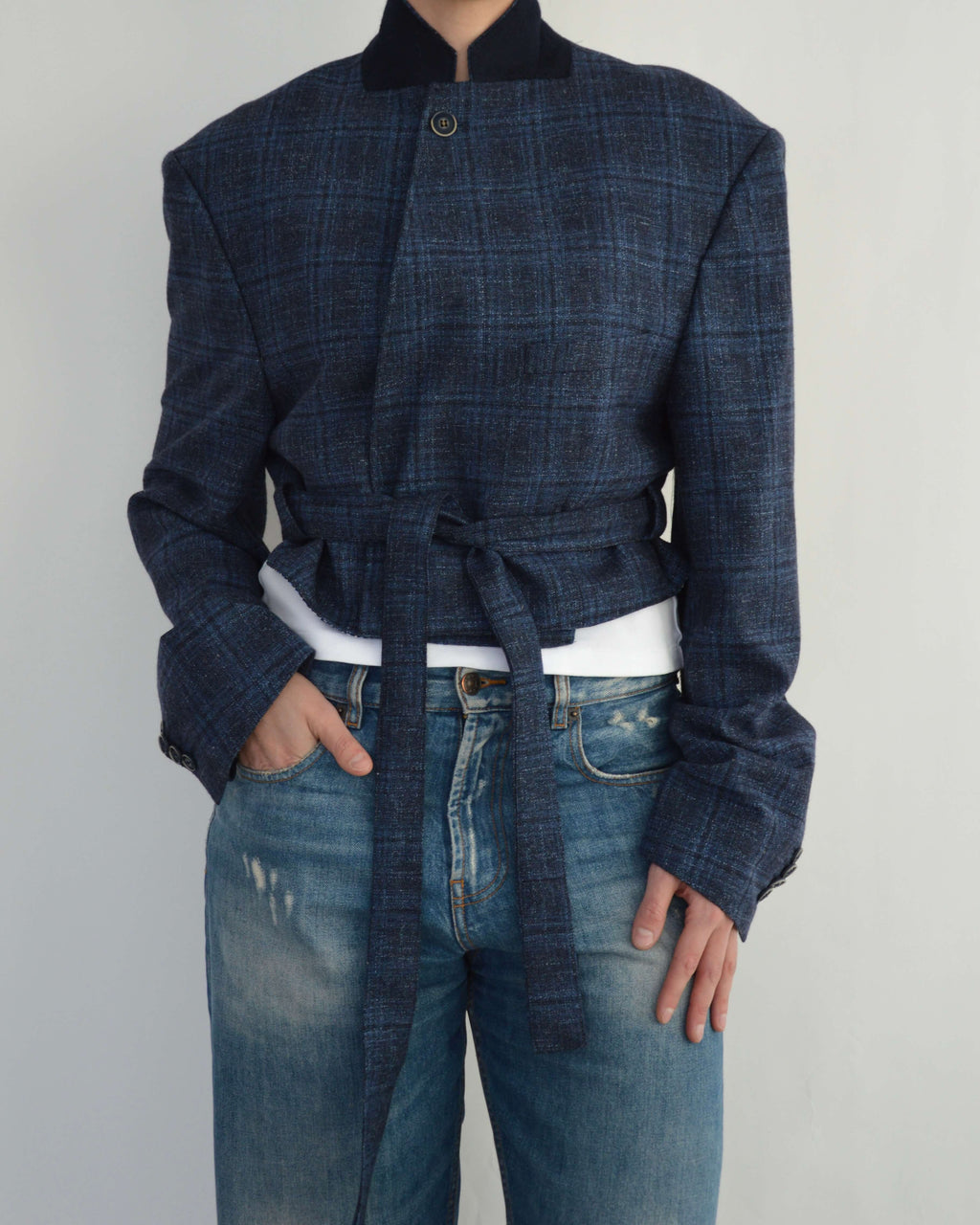 Tied-up Blazer - Sporty Blue (L)