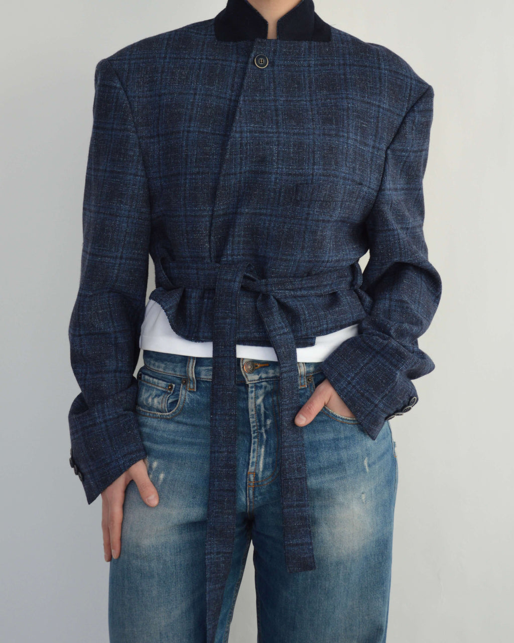 Tied-up Blazer - Sporty Blue (L)