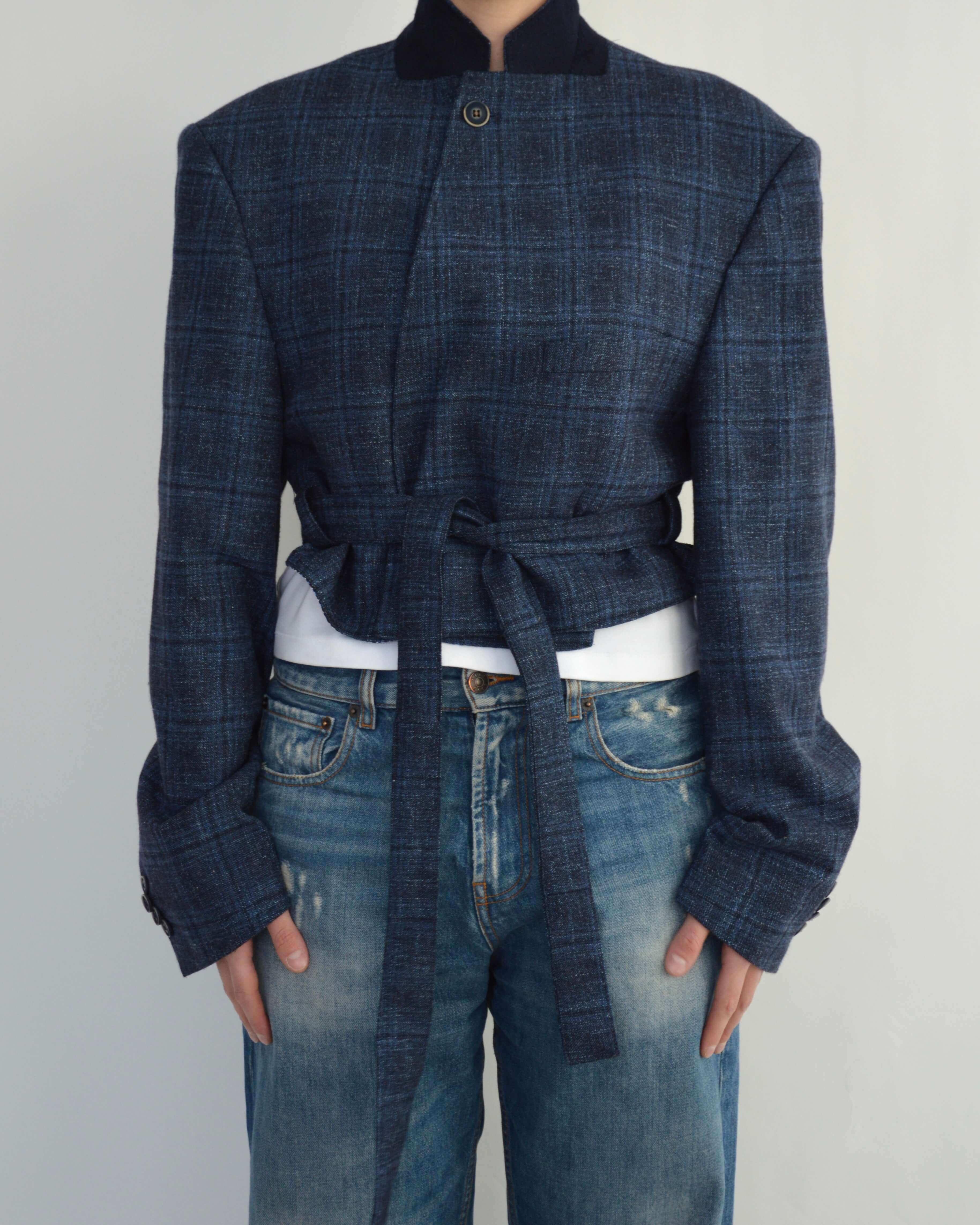 Tied-up Blazer - Sporty Blue (L)