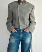 Tied-up Blazer - Light Blue (L)