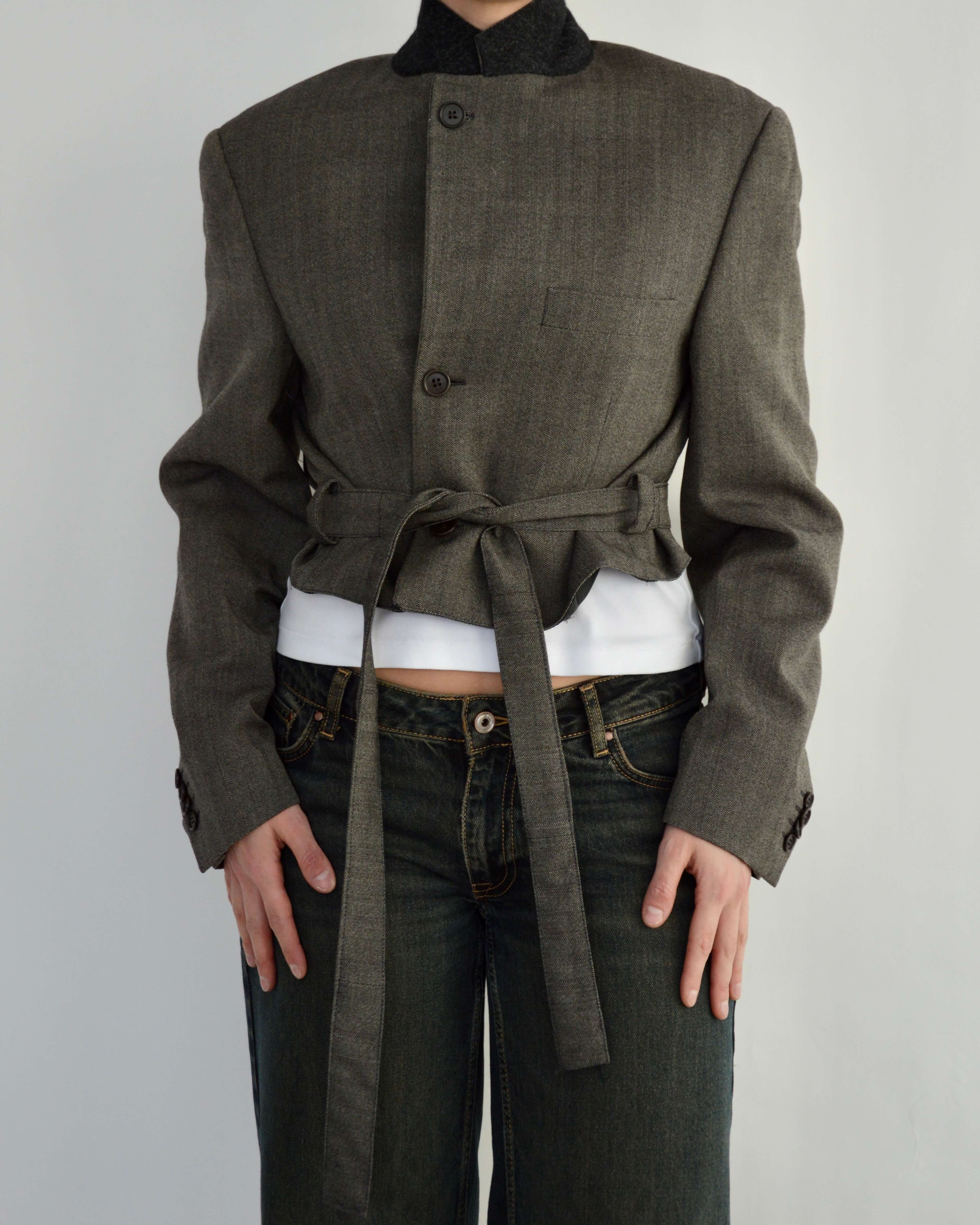 Tied-up Blazer - Perfect Brown (M)