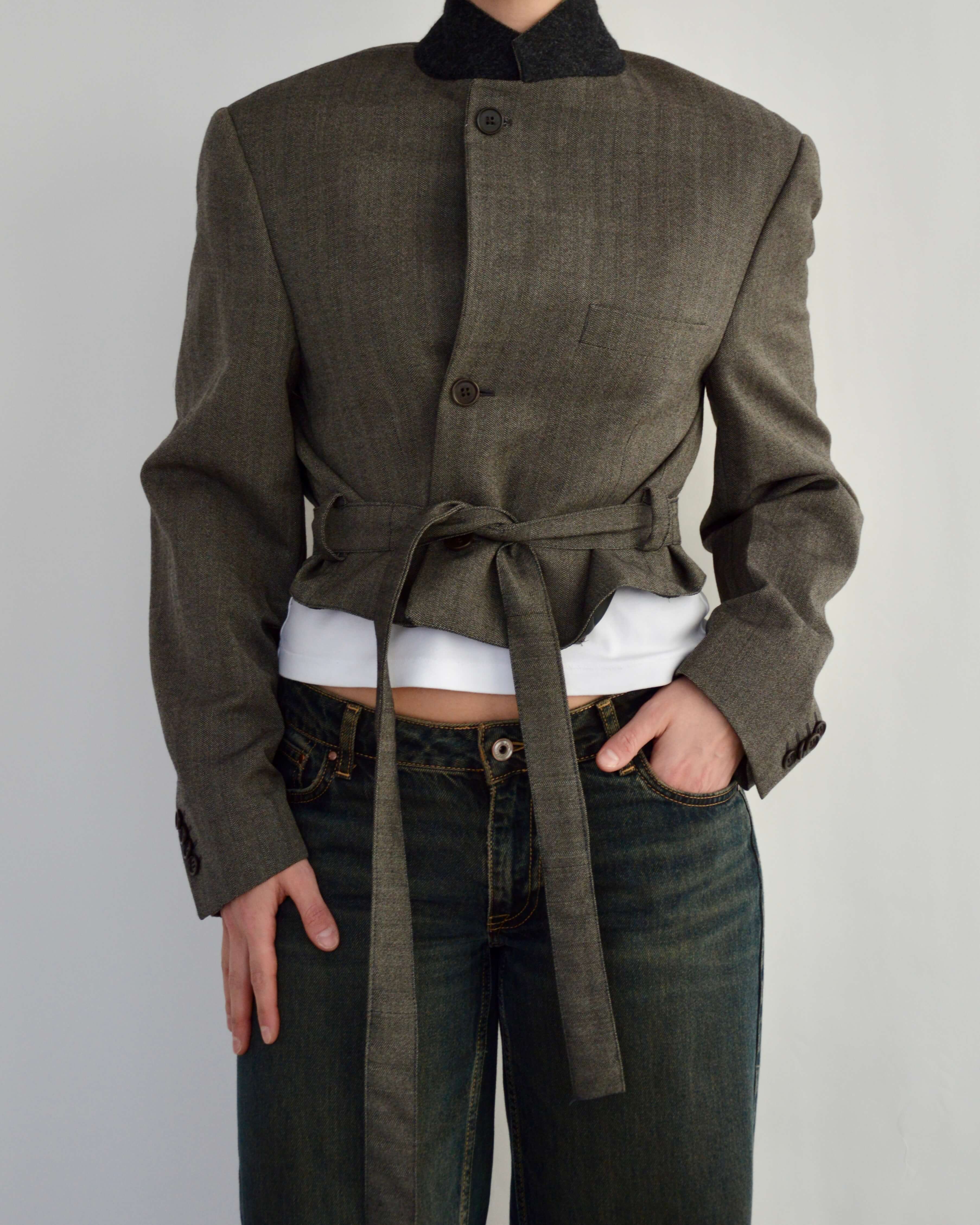 Tied-up Blazer - Perfect Brown (M)