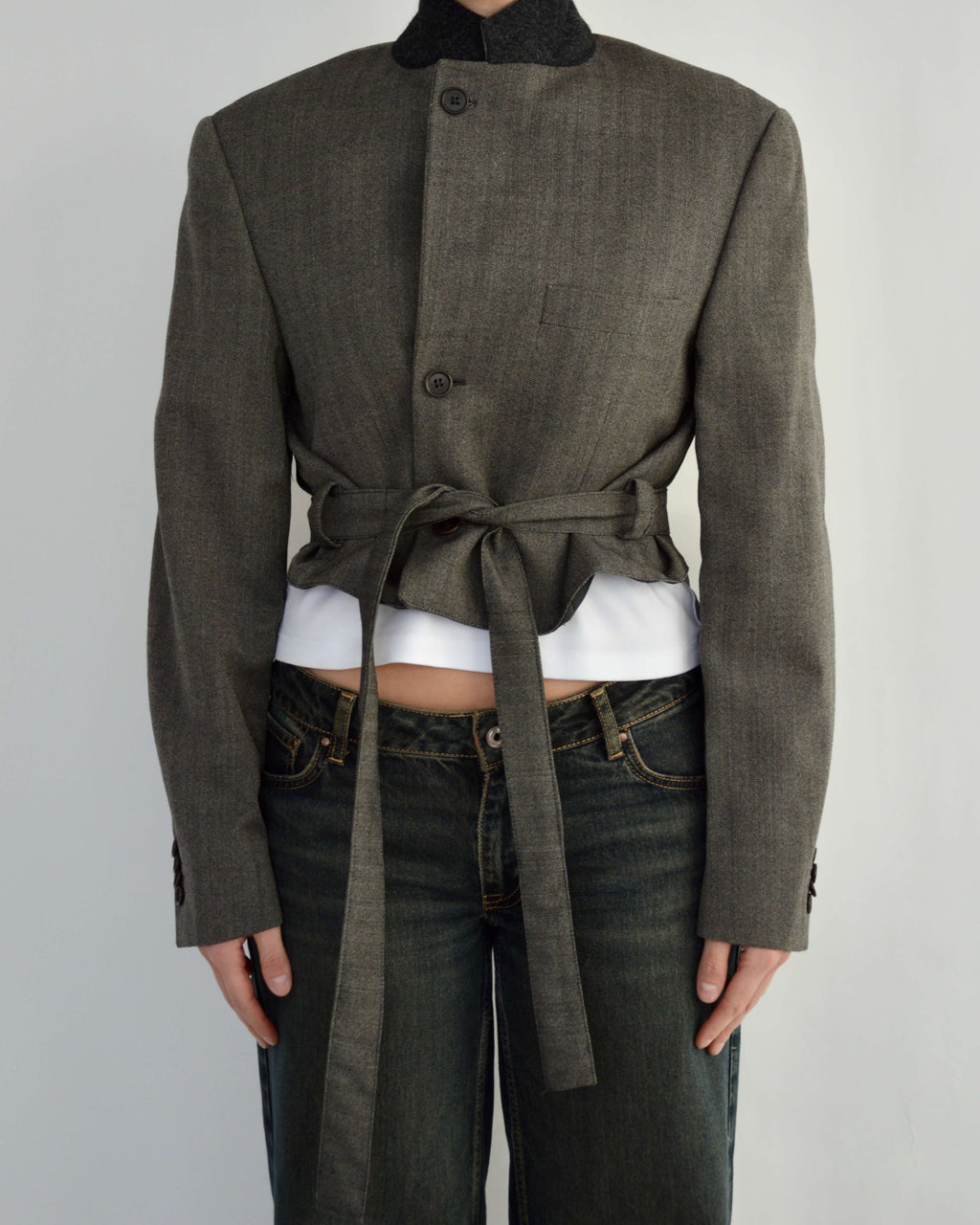 Tied-up Blazer - Perfect Brown (M)