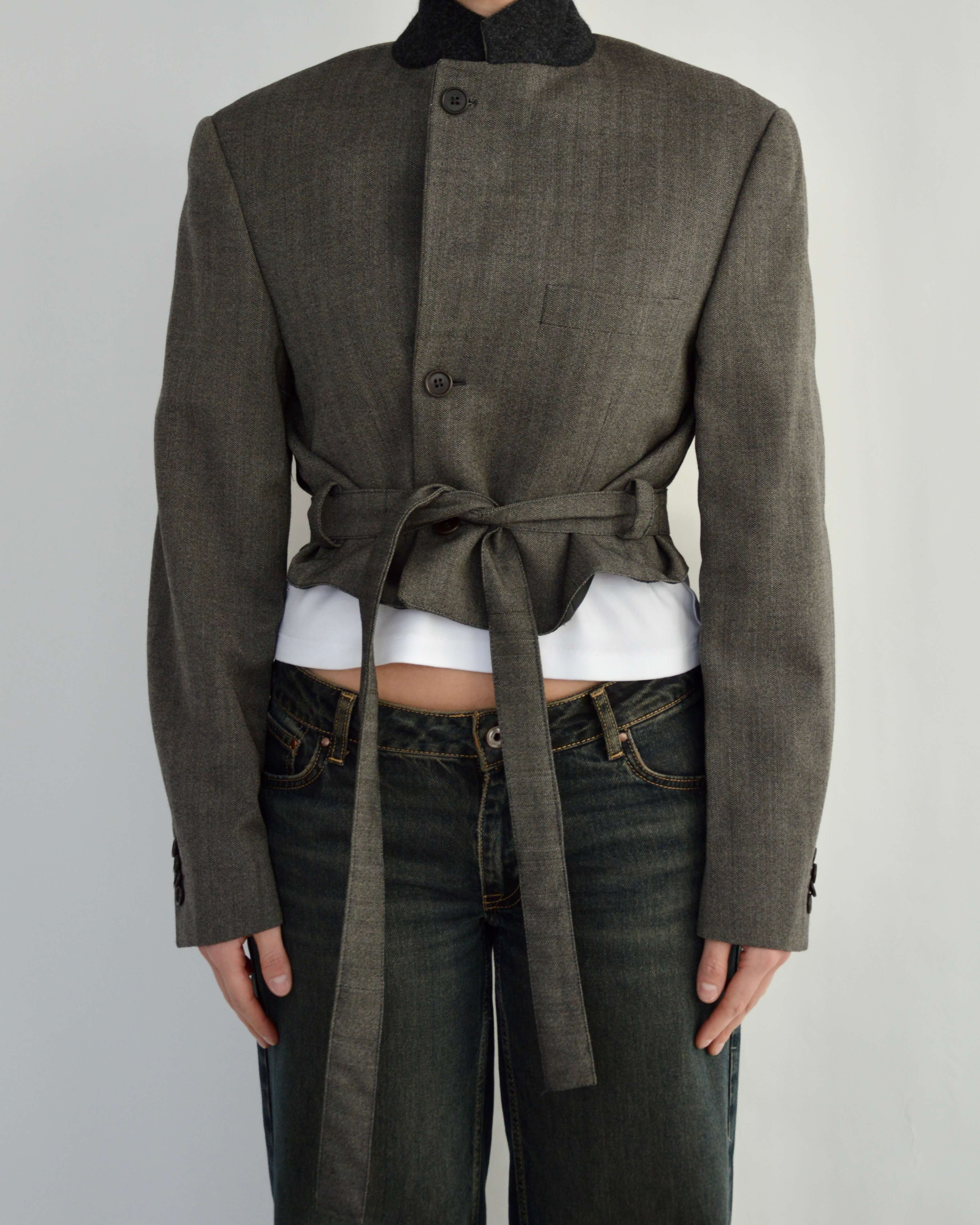 Tied-up Blazer - Perfect Brown (M)