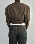 Tied-up Blazer - Business Brown (XL)