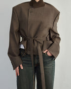 Tied-up Blazer - Business Brown (XL)