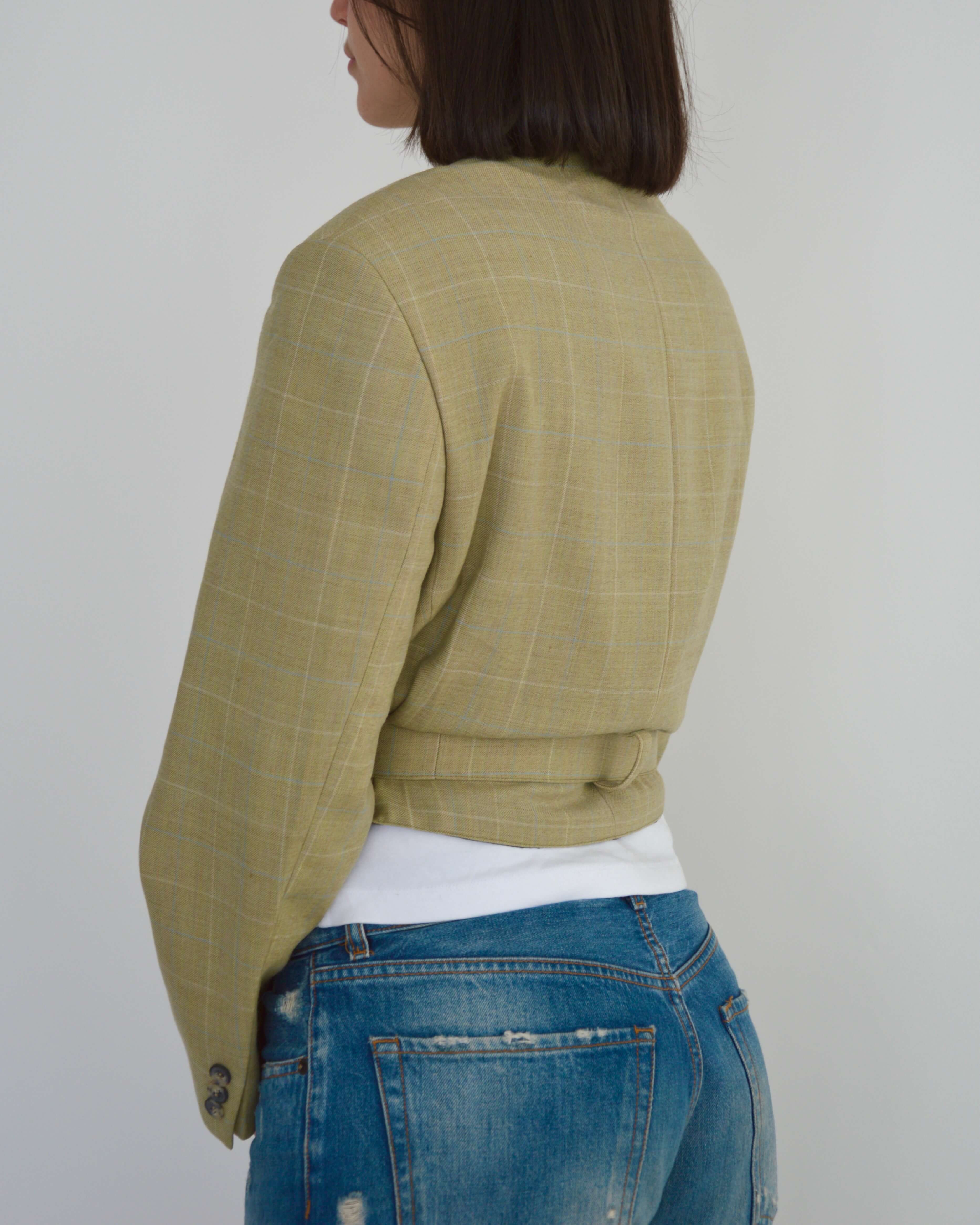 Tied-up Blazer - Light Beige (S)