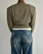 Tied-up Blazer - Light Checkred (L)
