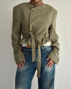 Tied-up Blazer - Light Checkred (L)