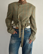 Tied-up Blazer - Light Checkred (L)