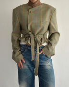 Tied-up Blazer - Light Checkred (L)