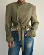 Tied-up Blazer - Light Checkred (L)