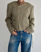 Tied-up Blazer - Light Checkred (L)