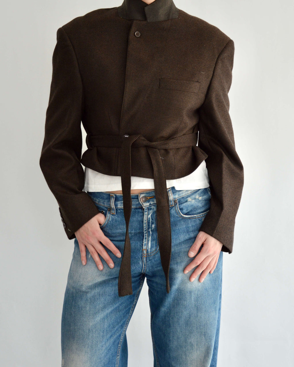 Tied-up Blazer - Cocoa (L)