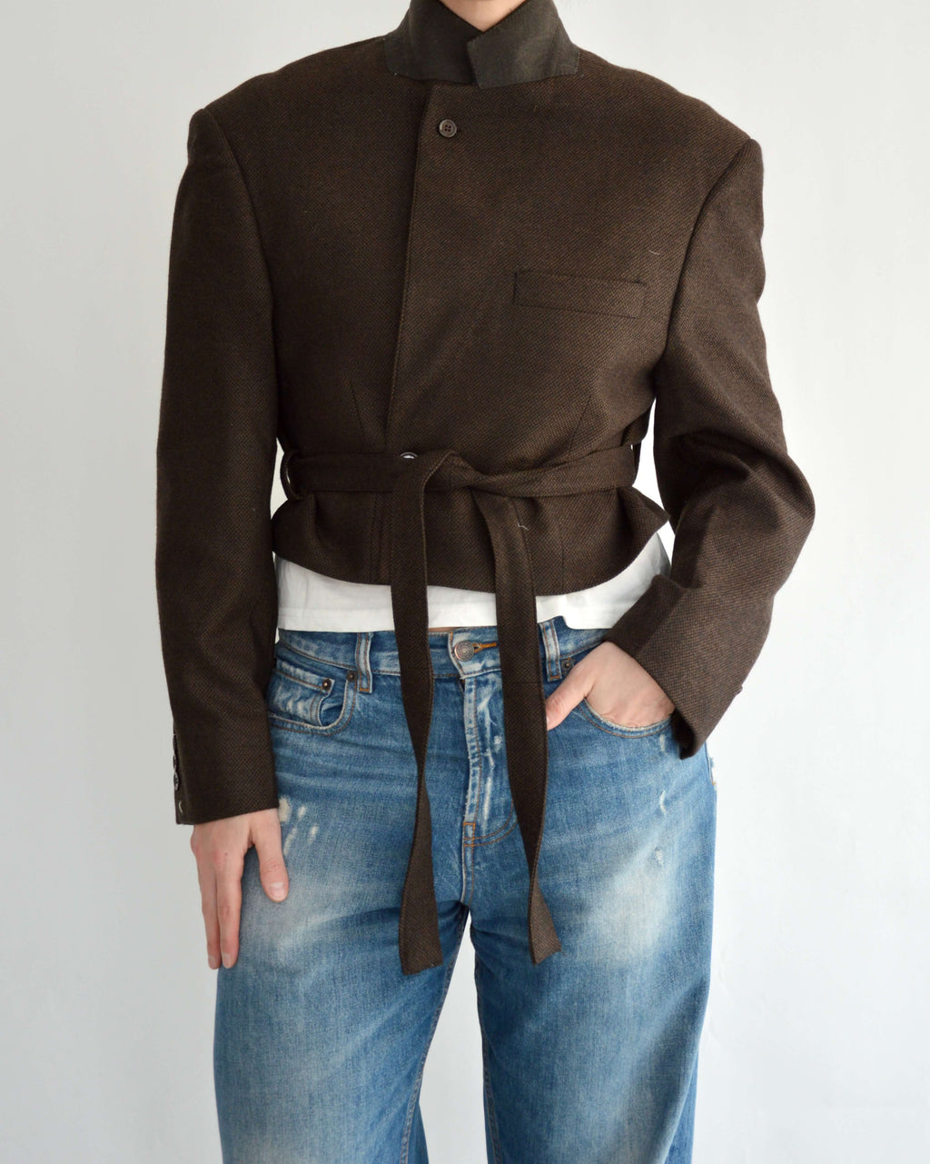 Tied-up Blazer - Cocoa (L)