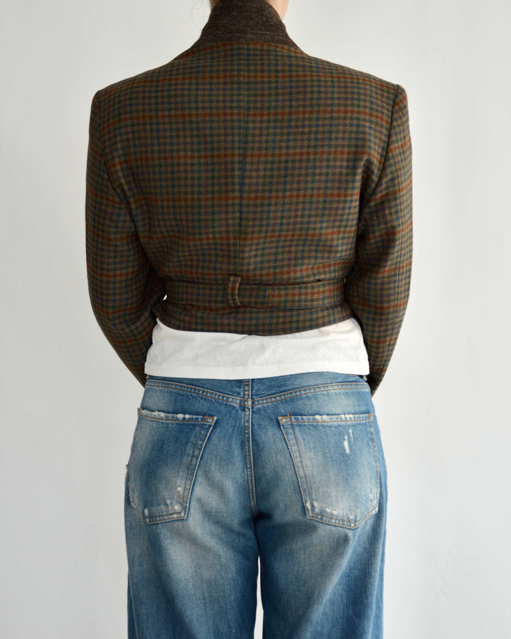 Tied-up Blazer - Checkred Dream (S)