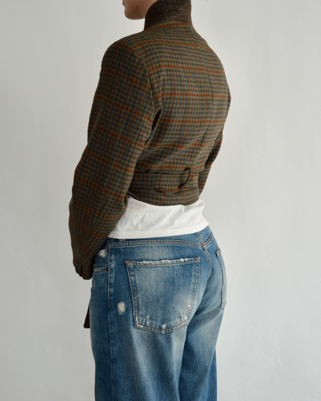 Tied-up Blazer - Checkred Dream (S)